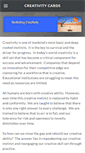 Mobile Screenshot of creativitycards.net